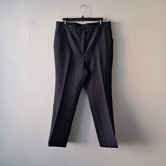 Talbots Petite Womens Black Raleigh Plain Front Pants - Size 12P - Picture 4 of 8